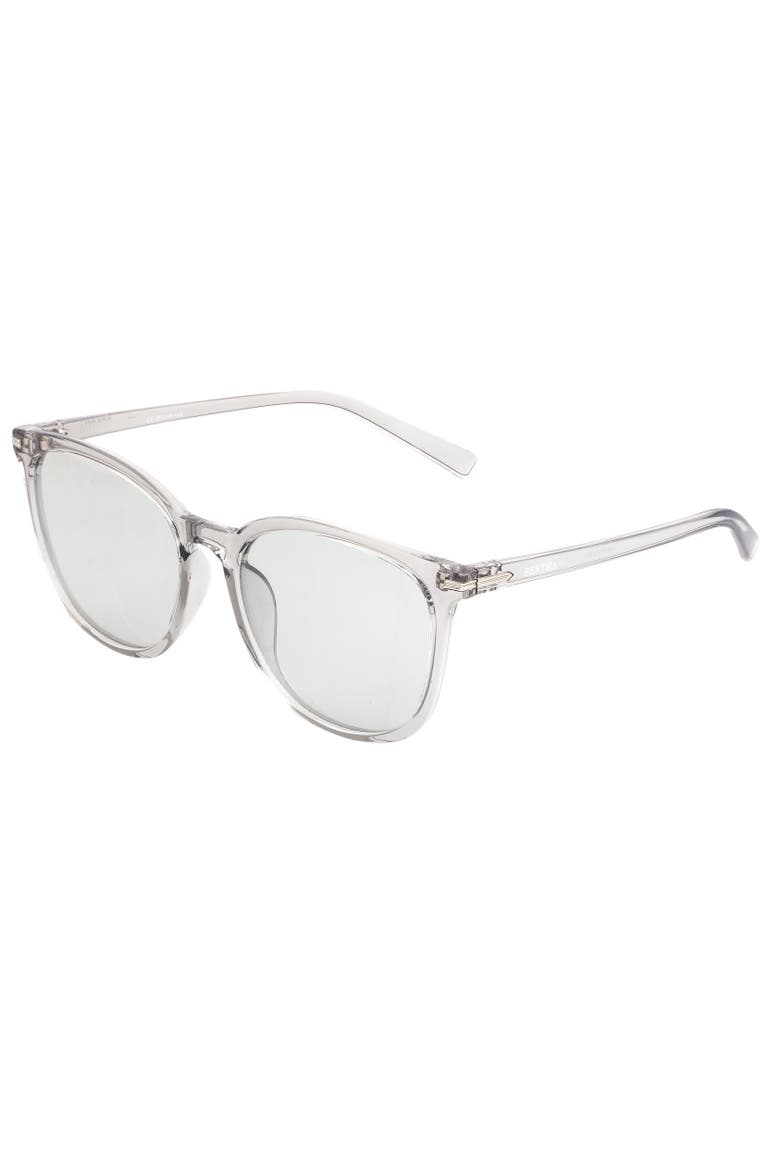 Piper Polarized Sunglasses, Main, color, Clear/Clear
