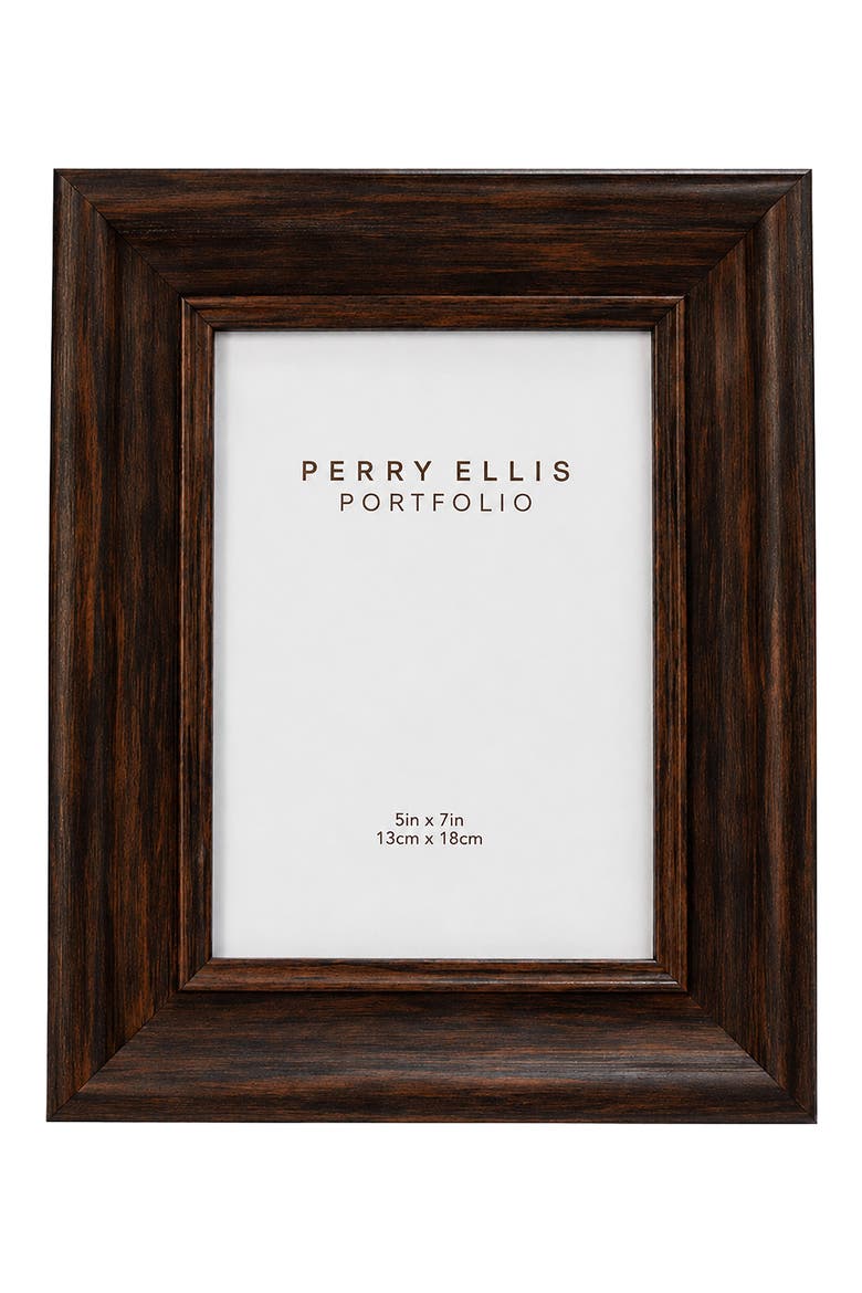 Chunky Beveled Photo Frame, Alternate, color, BROWN