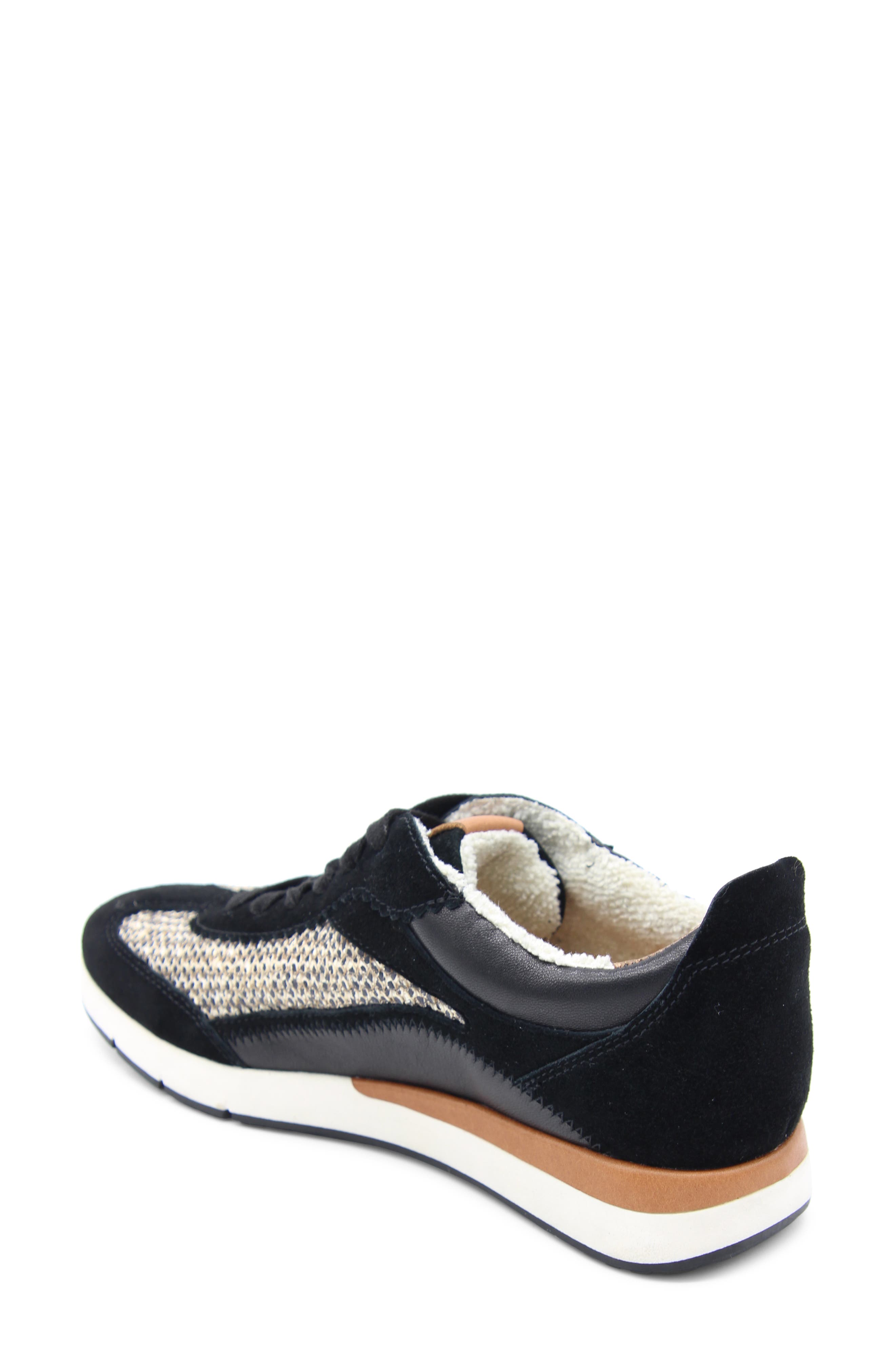 Gentle Souls Juno Sneaker, Alternate, color, Black Leather