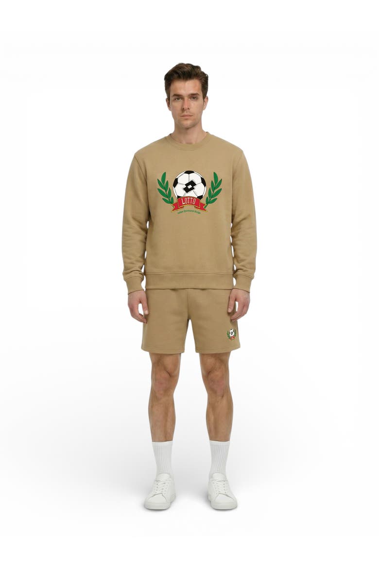 Match Day Men's Crewneck Sweater, Alternate, color, Tan