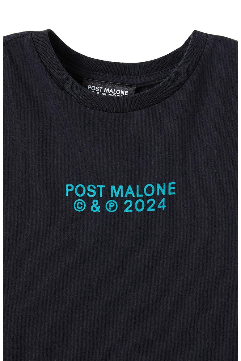 Kid's License Muscle Tank, Alternate, color, Black Wash Post Malone Sign