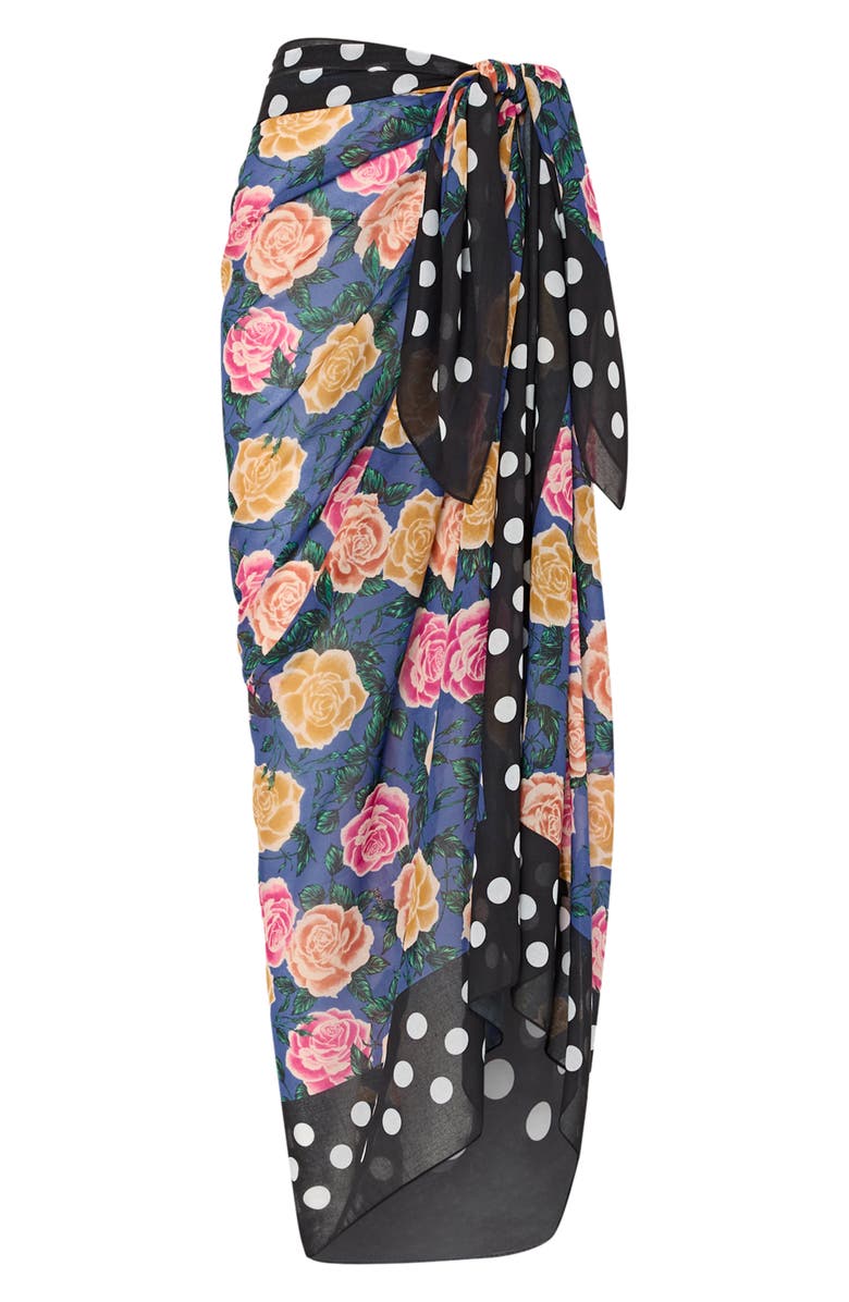 Milly Climbing Rose Sarong, Alternate, color,