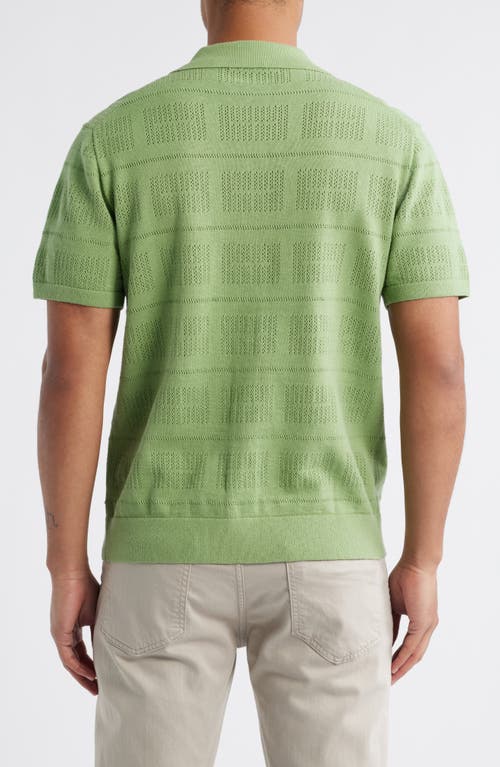 Rails Yates Notched Collar Short Sleeve Shirt In Green