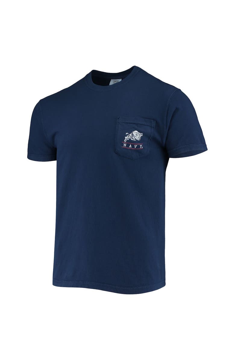 IMAGE ONE Men's Navy Navy Midshipmen Campus Americana T-Shirt, Alternate, color, Navy