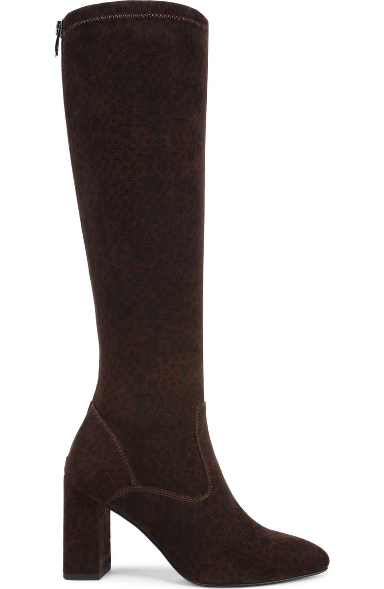 Franco Sarto Katherine Knee High Boot, Alternate, color, Brown Stretch