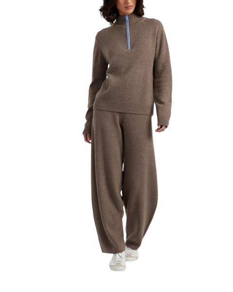 Wool-cashmere Quarter Zip Jumper