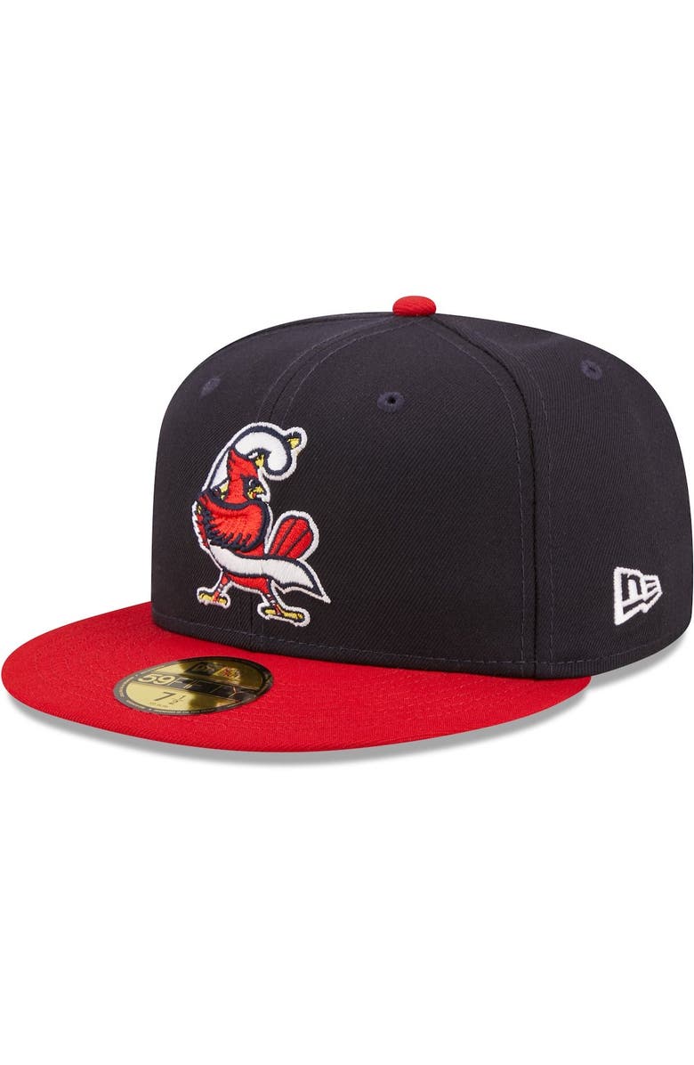 New Era Men's New Era Navy Springfield Cardinals Authentic Collection 59FIFTY Fitted Hat, Main, color, Navy