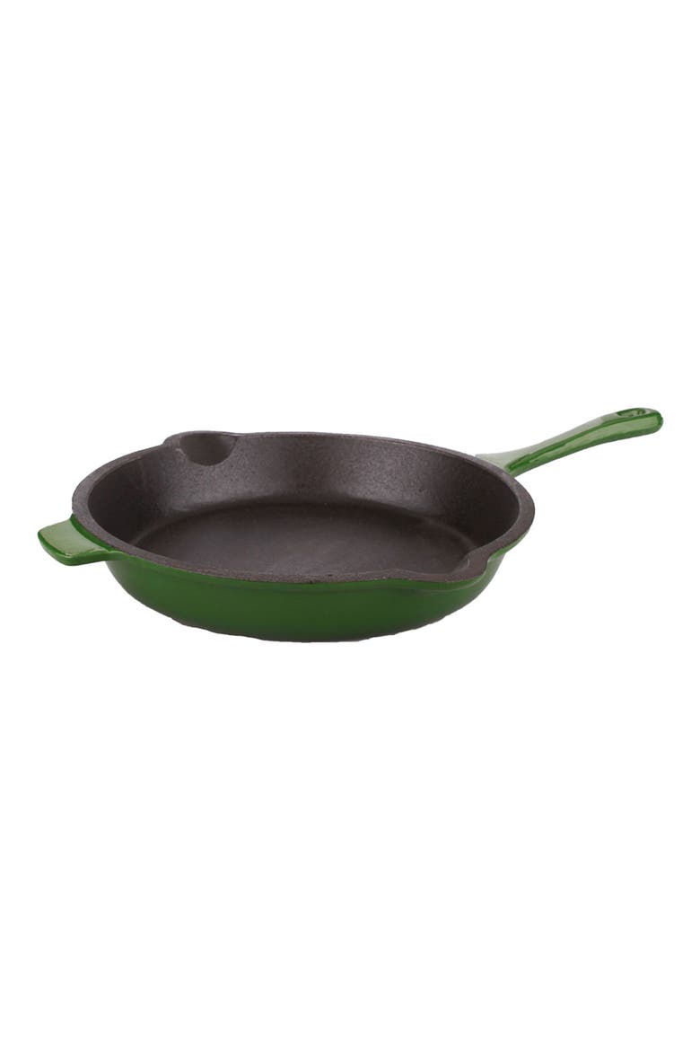 INTERNATIONAL Neo 10" Cast Iron Green Fry Pan, Main, color, GREEN