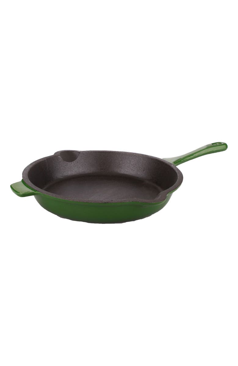 BergHOFF INTERNATIONAL Neo 10" Cast Iron Green Fry Pan, Main, color, Green
