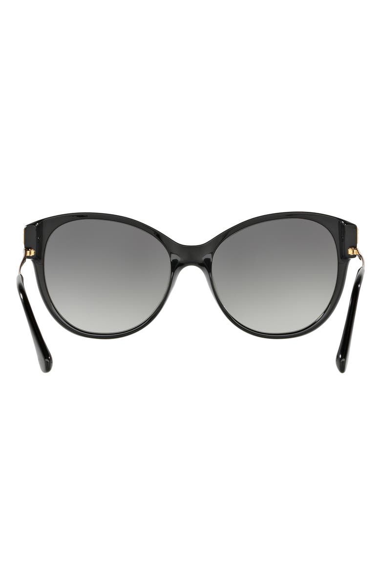 Versace 57mm Gradient Cat Eye Sunglasses, Alternate, color,