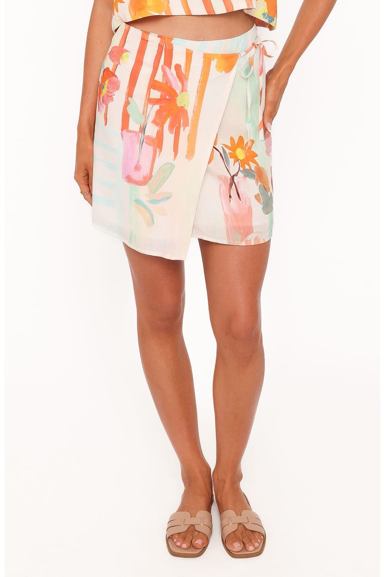 Siena Wrap Skirt, Main, color, BLUE ALFRESCO FLORAL