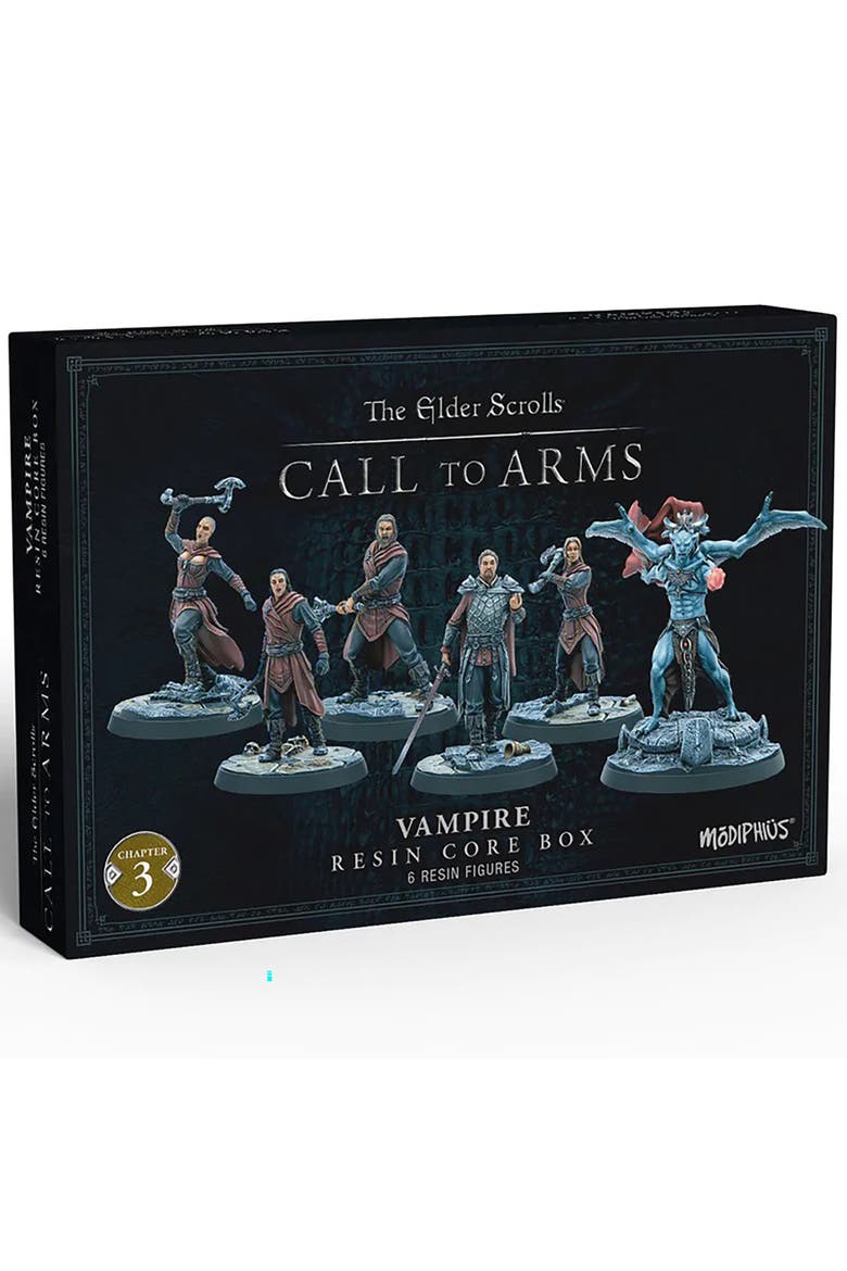 The Elder Scrolls Call to Arms, Vampire Core Set, 6 Unpainted Resin Figures, Main, color, Multicolored