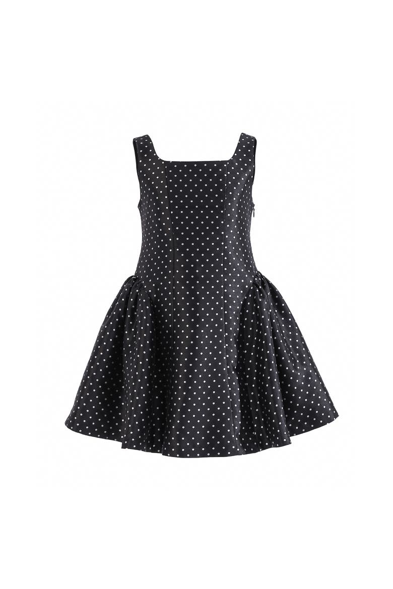 Althea Glitter Ruffle Skirt Set, Main, color, Black