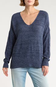 Lucky Brand V-Neck Pullover Sweater