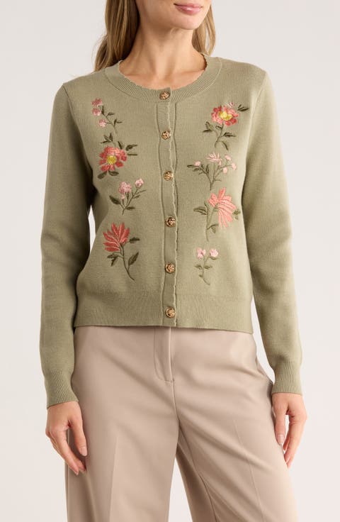 Embroidered Cardigan