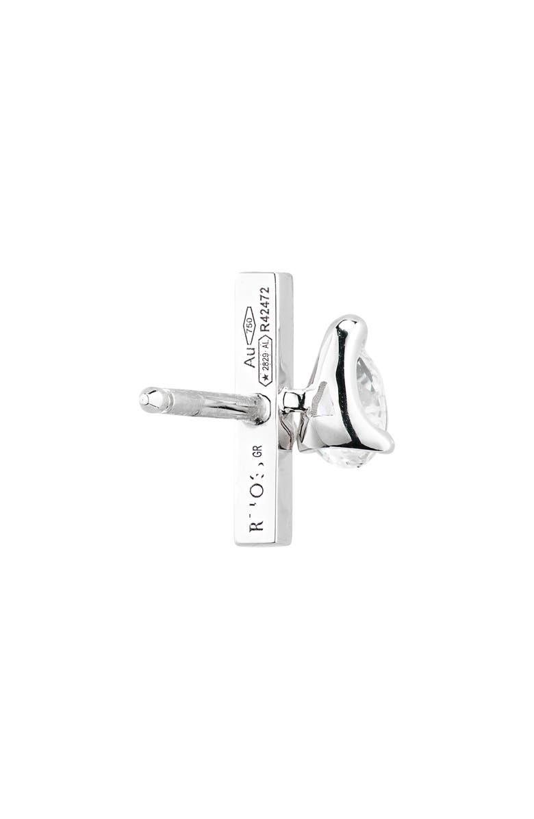 REPOSSI Serti sur Vide Diamond Single Stud Earring, Alternate, color, White Gold