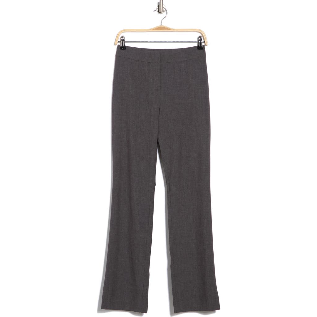 Leith Fitted Straight Leg Pants In Gray