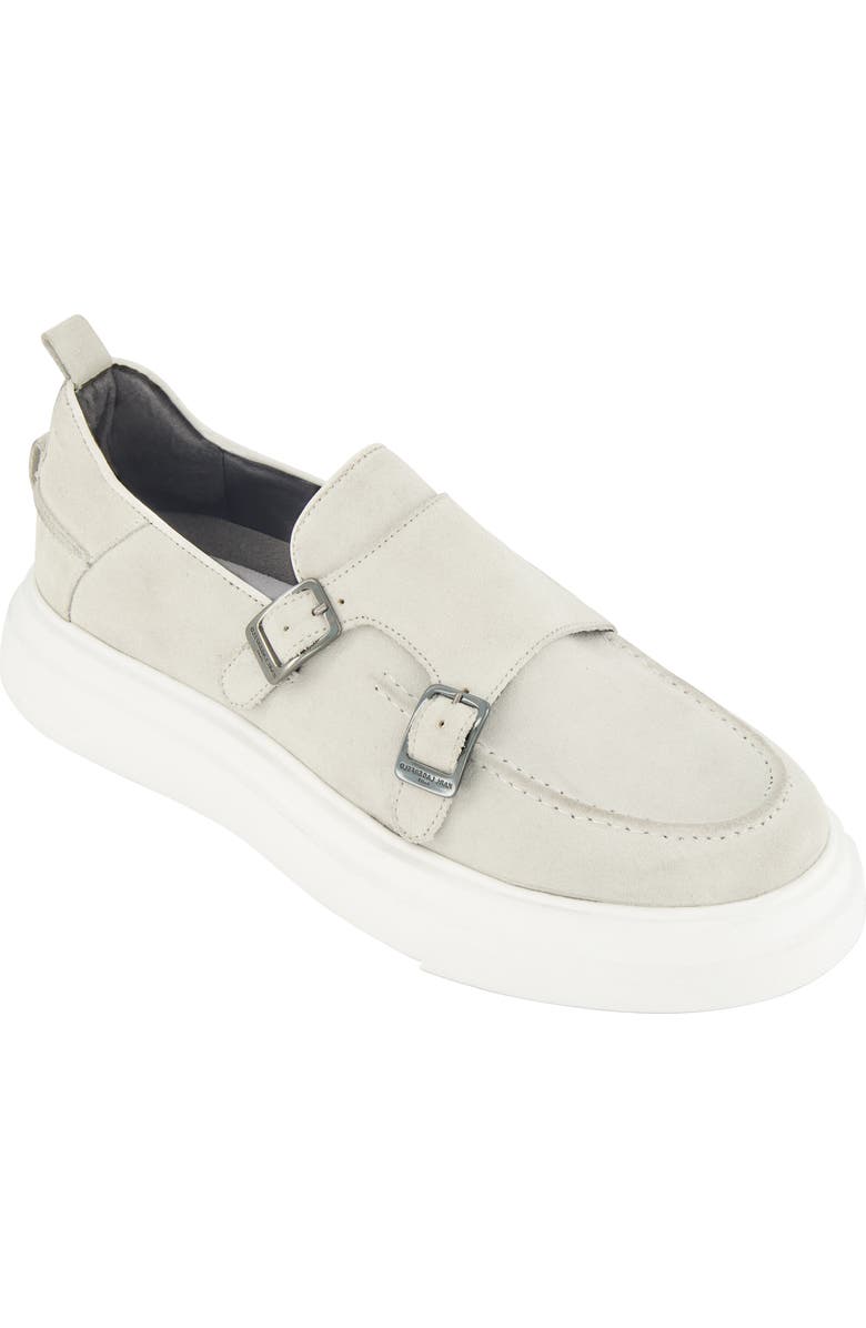 KARL LAGERFELD PARIS Double Monk Sneaker, Main, color, Light Grey