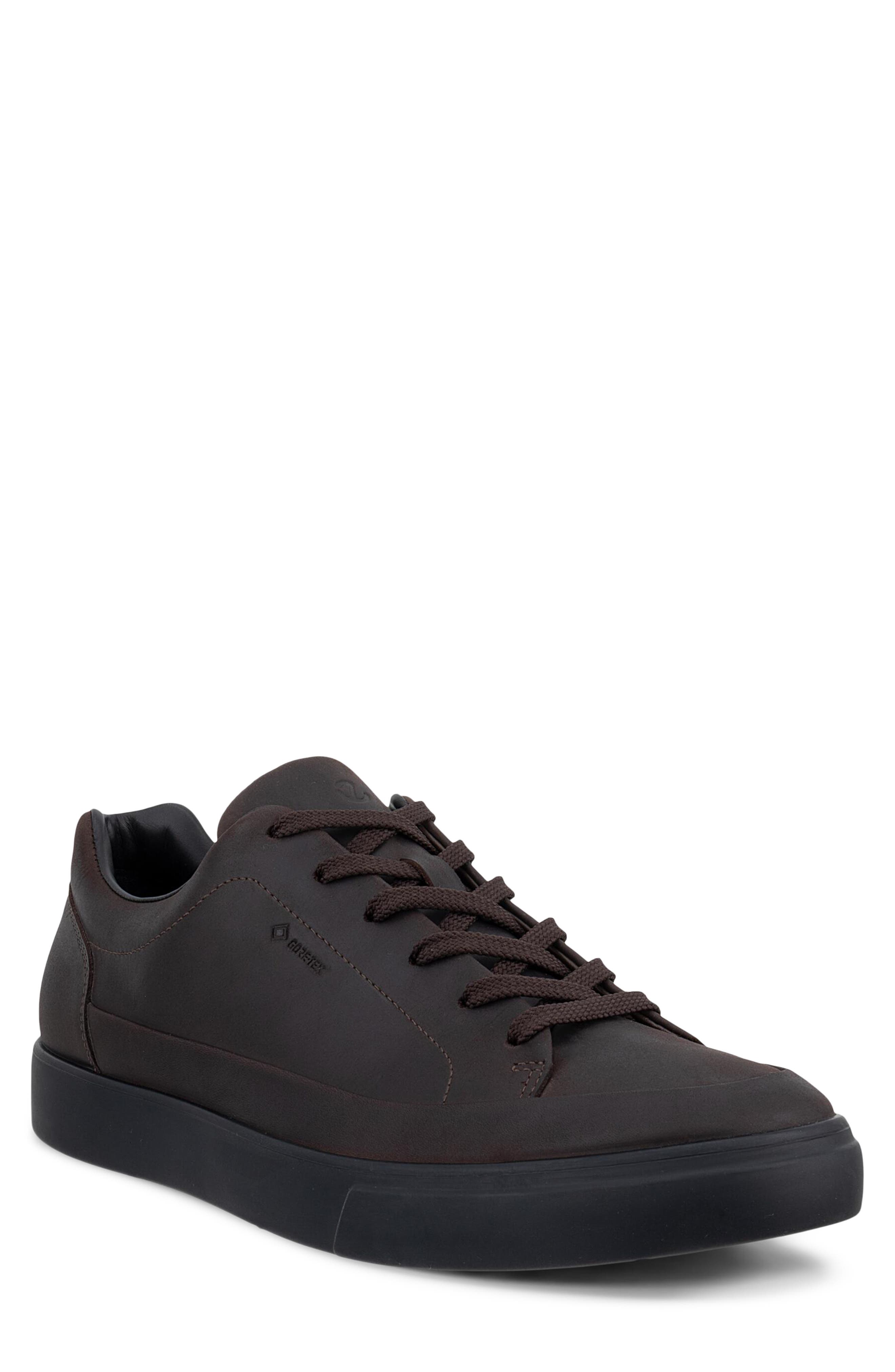 ECCO Soft 10 Gore-Tex<sup>®</sup> Sneaker, Main, color, Mocha