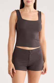 Barefoot Dreams® Ultrasoft Rib Crop Tank