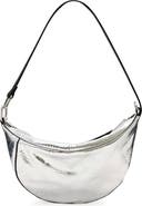 AllSaints Luna Micro Metallic Lambskin Leather Bag