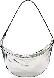 AllSaints Luna Micro Metallic Lambskin Leather Bag