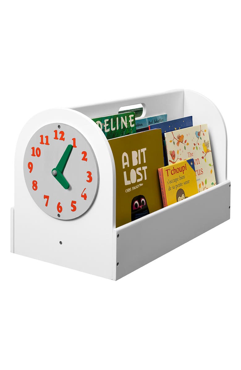 Tidy Books Clock Book Box, Main, color, Natural