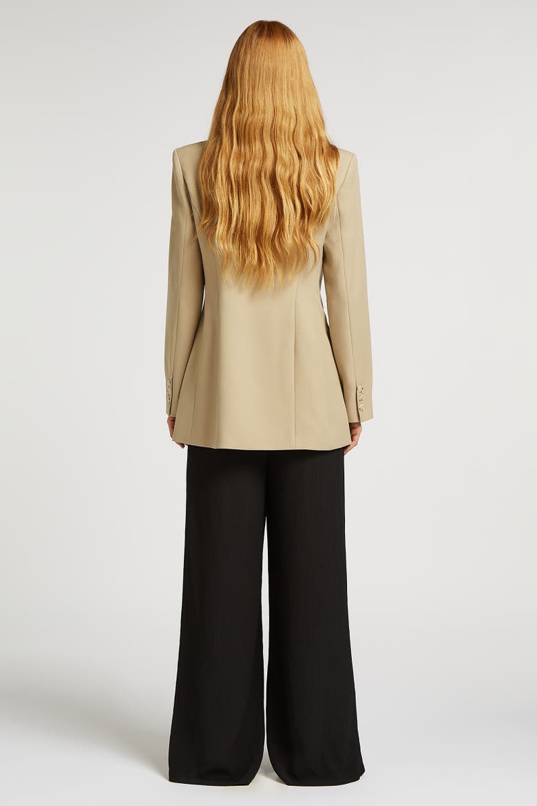 Eden Tailored Oversized Blazer, Alternate, color, Tan