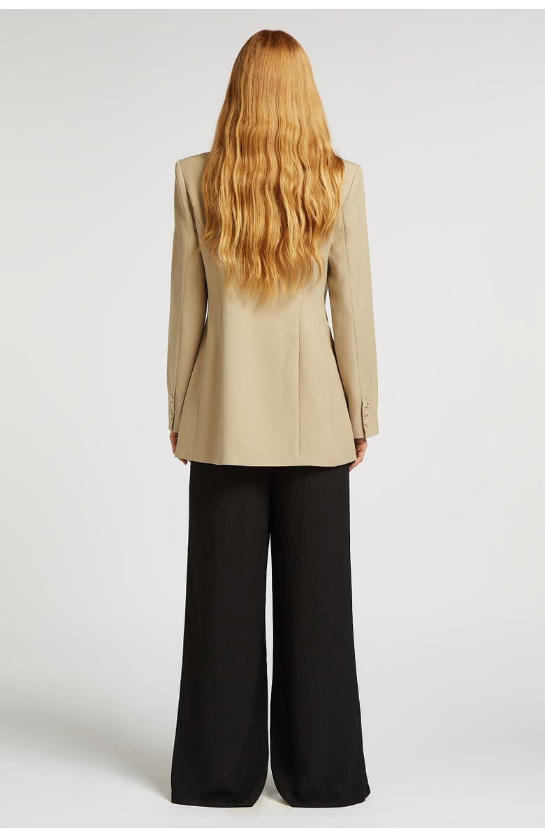 4TH ARQ Eden Tailored Oversized Blazer, Alternate, color, Tan