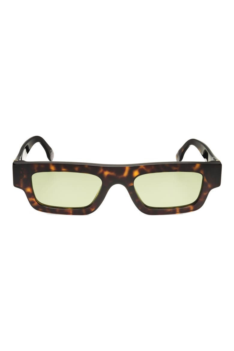 53mm Square Sunglasses, Main, color, TORT
