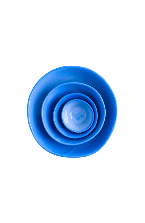 Haand Cloudware Nesting Bowl Set In Multi