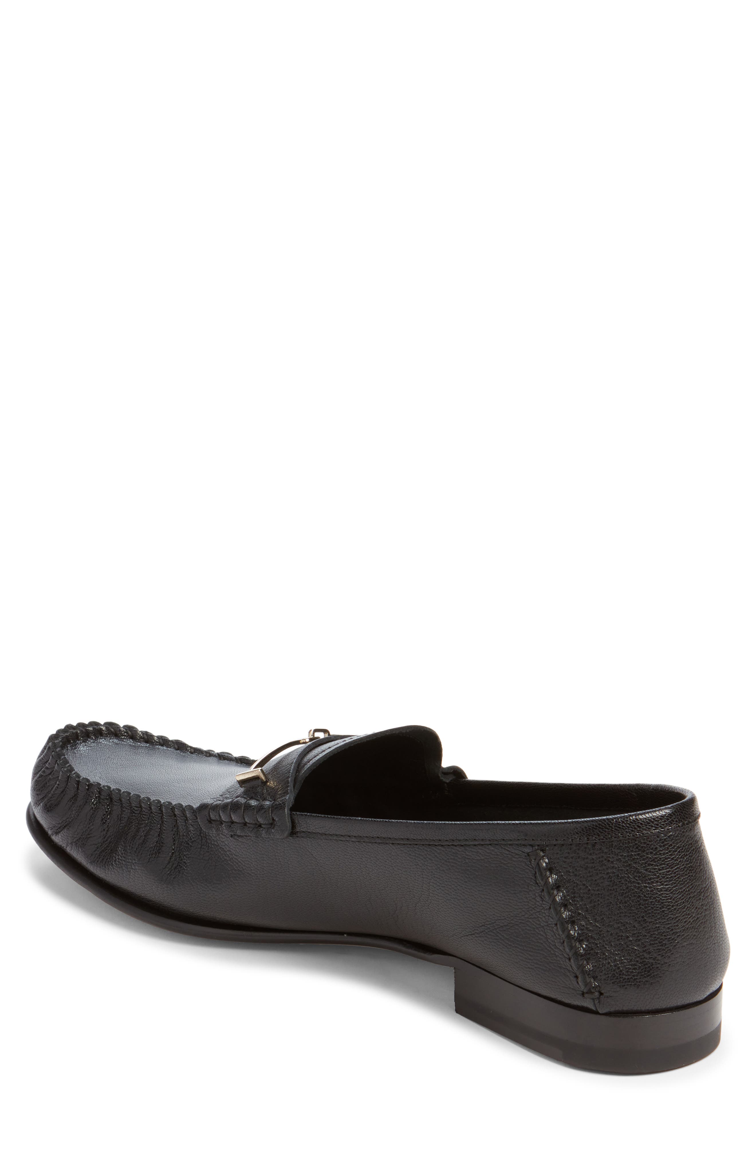 Ripley Double T Bit Loafer, Alternate, color, NAA BLACK