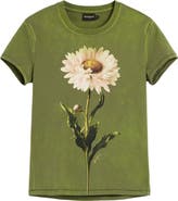 Desigual Floral Cotton Graphic T-Shirt