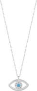 SPHERA MILANO CZ Evil Eye Pendant Necklace