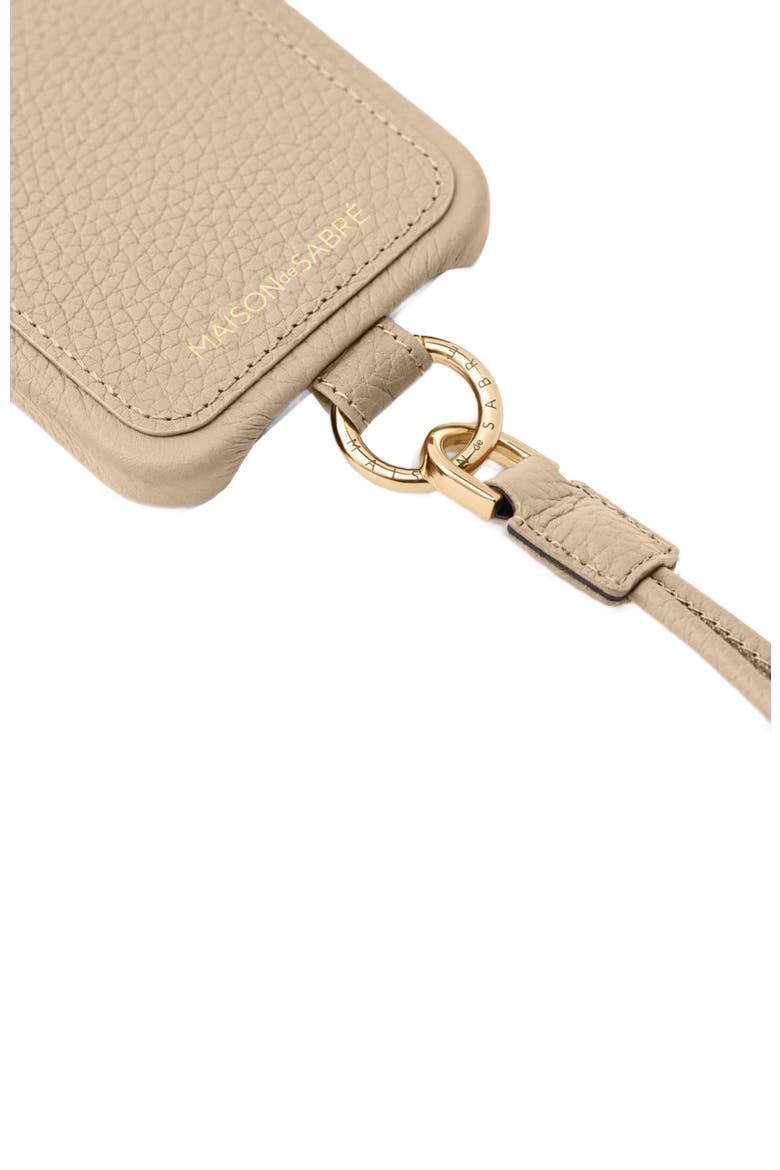 Sling Phone Case iPhone 15 Pro, Alternate, color, Saharan Nude