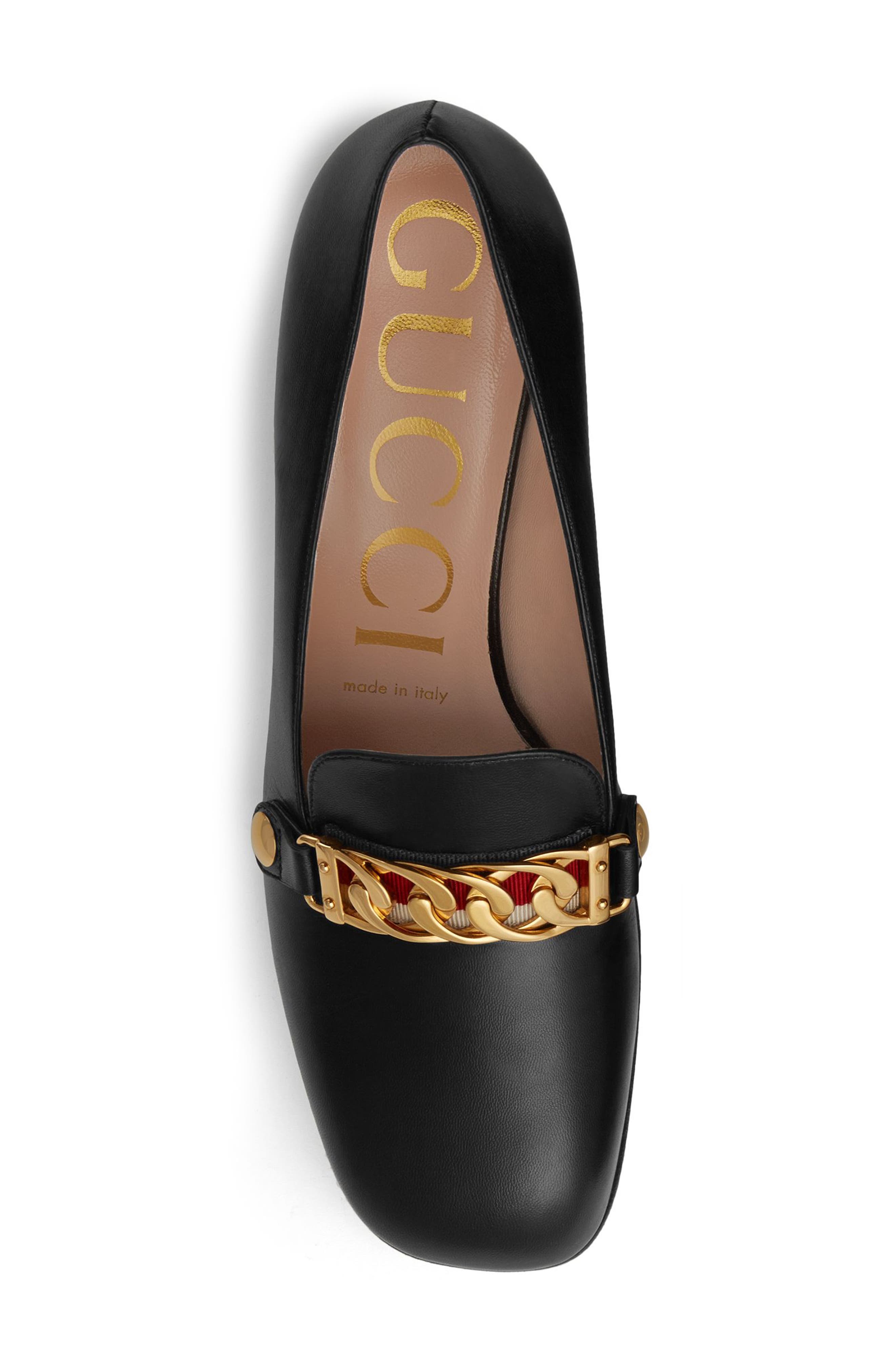 Gucci Loafer Pump, Alternate, color, 
