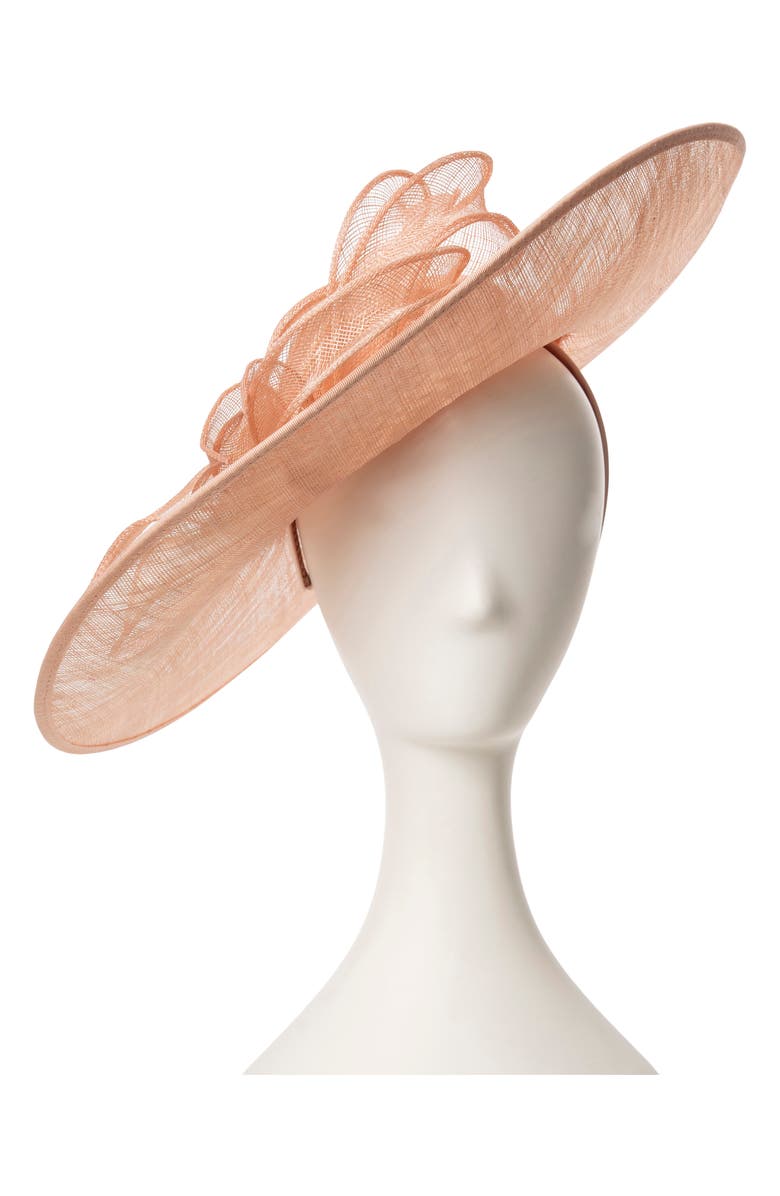 Collection XIIX Sinamay Flower Fascinator, Main, color, Pale Pink
