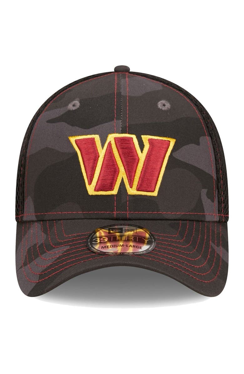 New Era Men's New Era Camo/Black Washington Commanders Logo Neo 39THIRTY Flex Hat, Alternate, color,