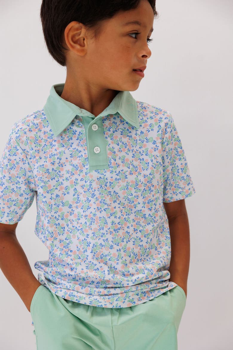 Boys Polo Shirt, Alternate, color, Palm Green