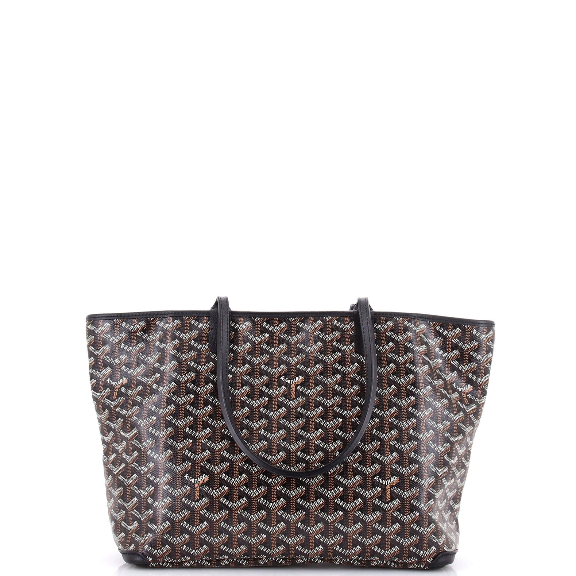 Pre-Owned Goyard Artois Tote Coated Canvas PM, Alternate, color, Black