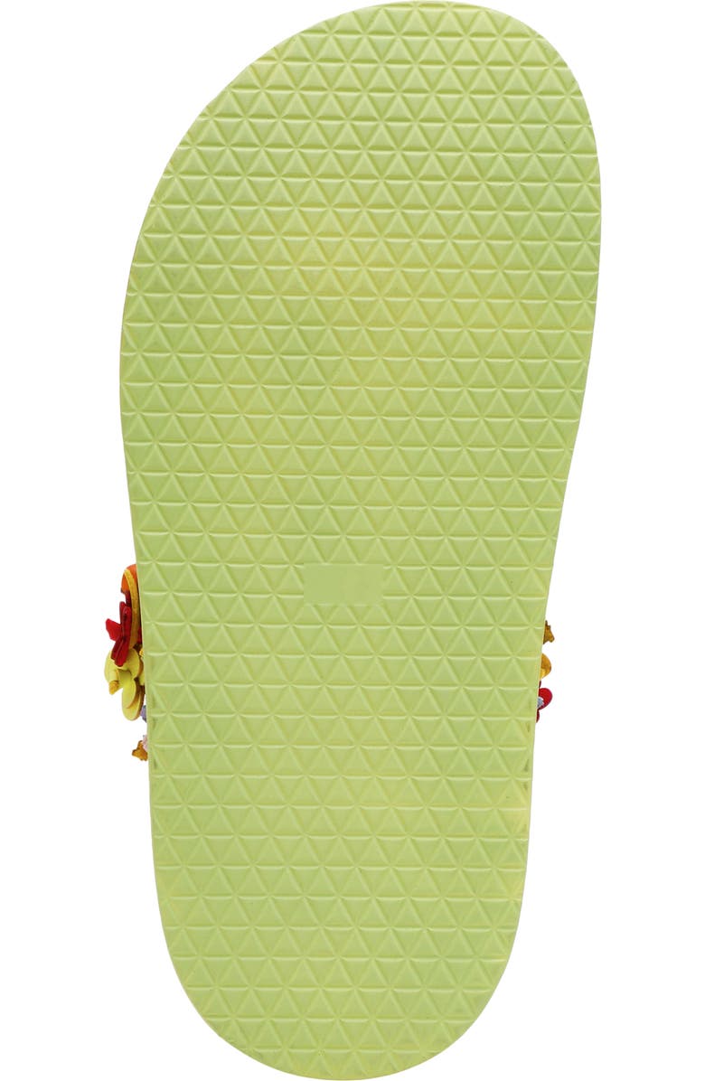 Betsey Johnson Kammeron Platform Flip Flop, Alternate, color, Natural Floral Multi