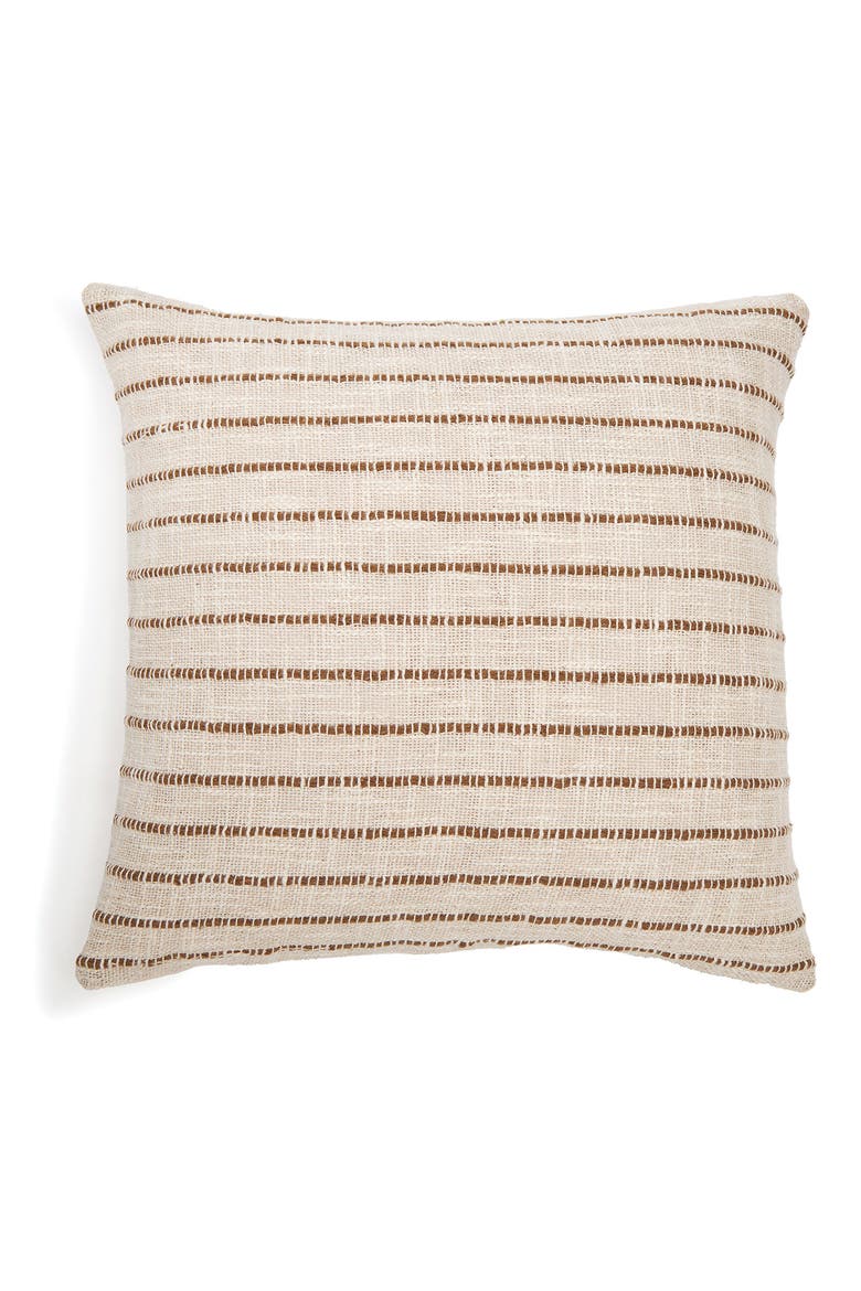 Jojo Accent Pillow, Main, color, IVORY / WALNUT