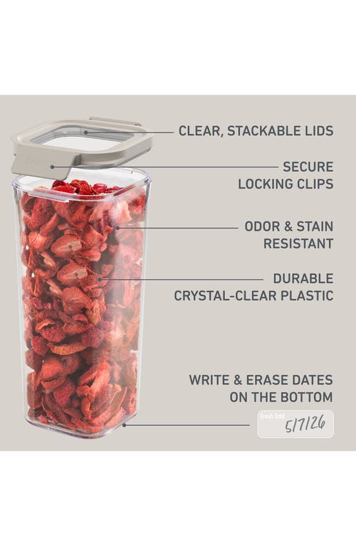Bentgo Dry Pantry 4-piece Food Storage Set In White Stone