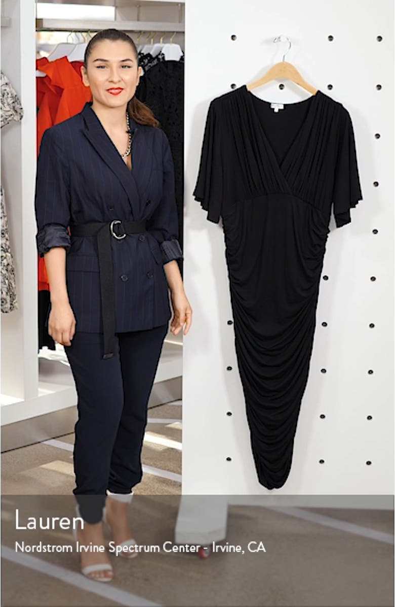 Rumor Ruched Body-Con Dress, sales video thumbnail