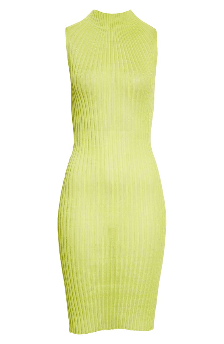 A. Roege Hove Emma Ribbed Cotton Blend Body-Con Dress, Alternate, color, 