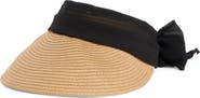 Vince Camuto Chiffon Tie Back Visor