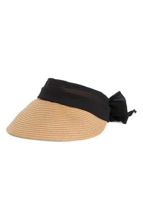 Vince Camuto Chiffon Tie Back Visor