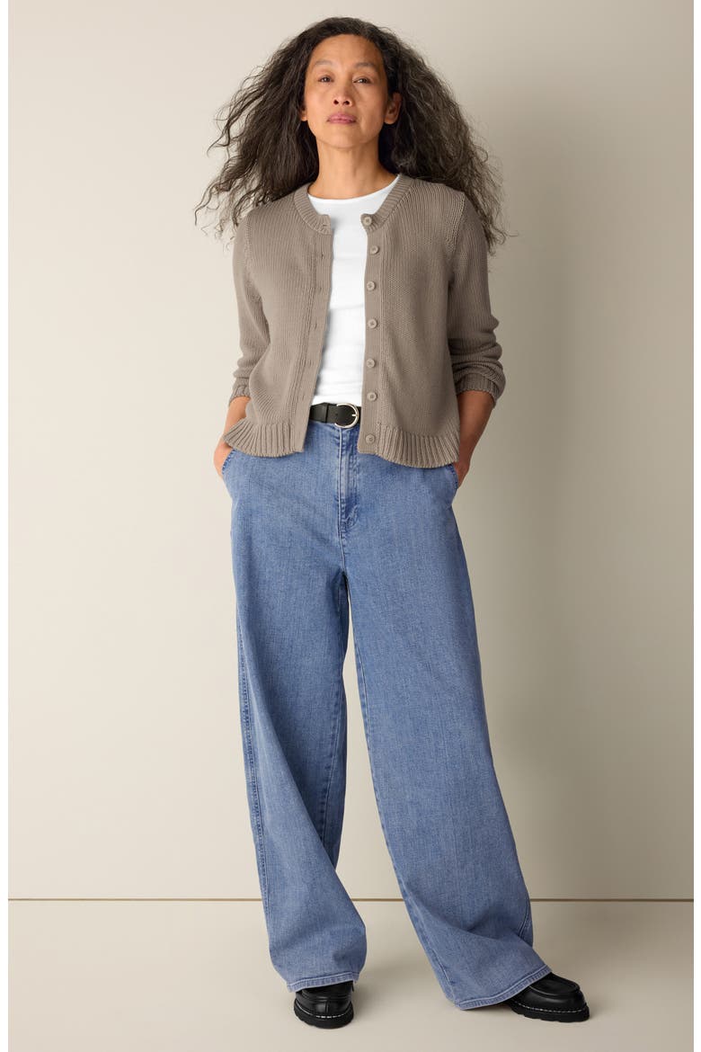 High Waist Wide Leg Jeans, Alternate, color, CLASSIC INDIGO