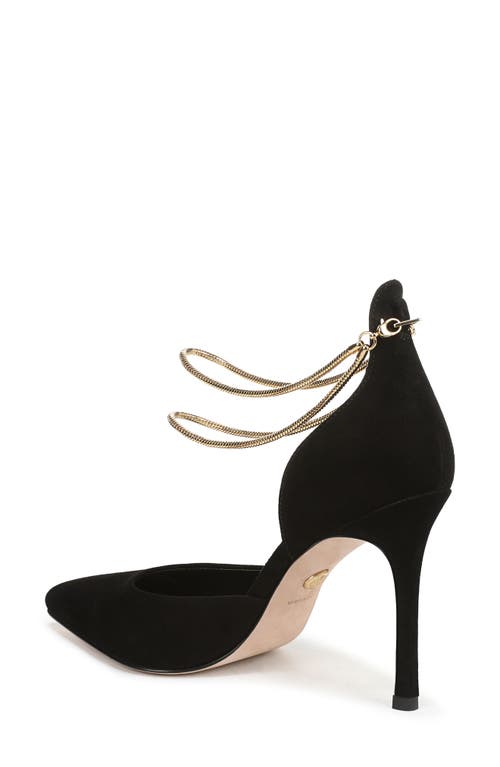 Veronica Beard Leandra Ankle Strap Pump In Black