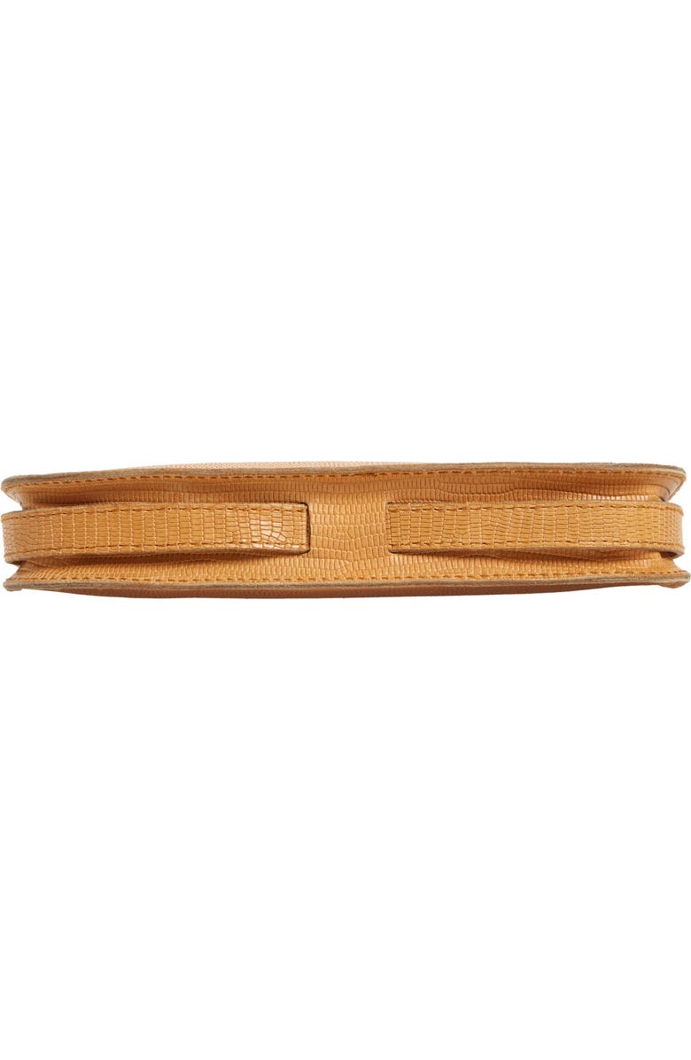Madewell The Simple Lizard Embossed Leather Crossbody Bag, Alternate, color,